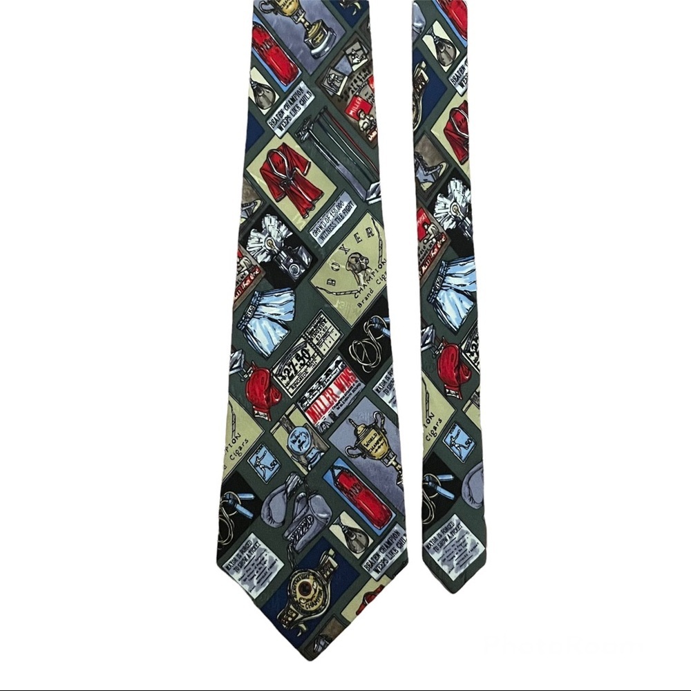 Nicole Miller vintage hand sewn silk tie